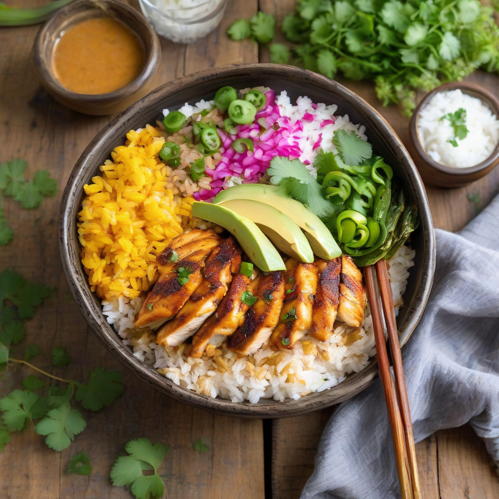 Mexican Rice Bowl Recipe with Chicken: Flavorful Fiesta in a Bowl ...
